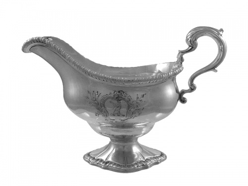 Pair of George III Silver Sauceboats 1765